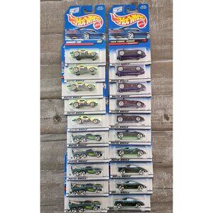 Hot Wheels Lot of 20 Die-cast cars Tow Jam Tech Tones Series Z 28‎ New